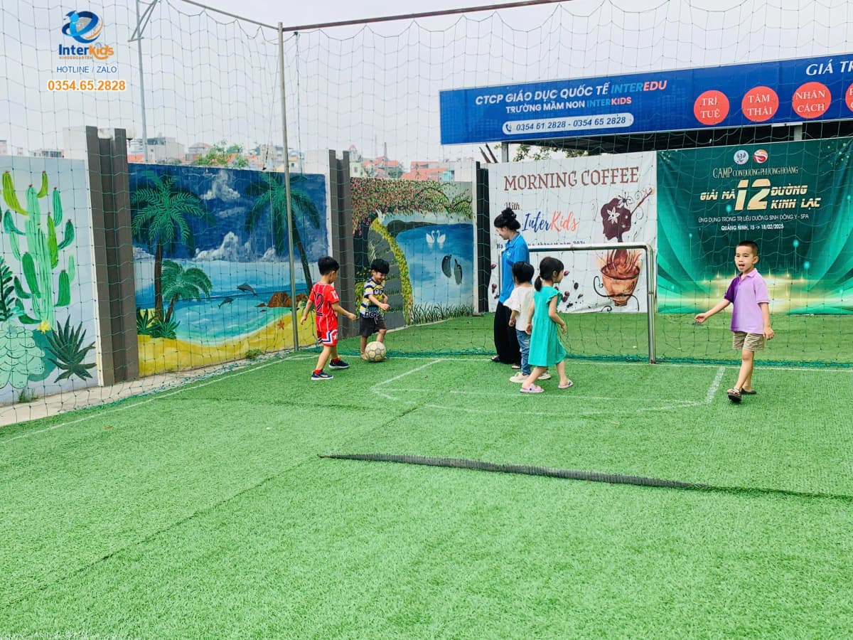 Không gian xanh tại InterKids Hạ Long